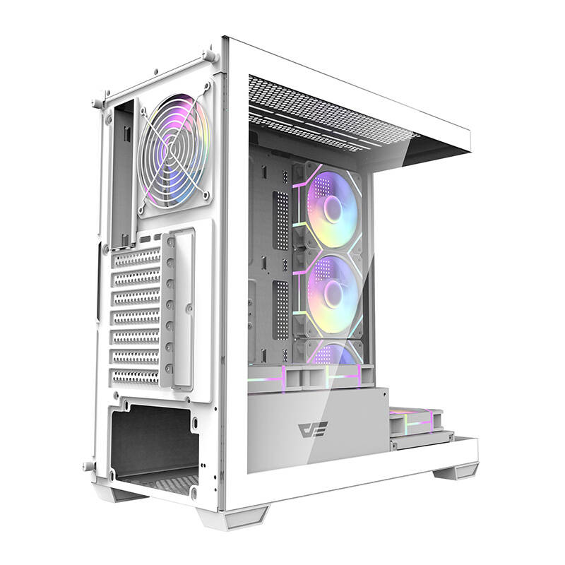 36190_6 Computer case Darkflash DS900 (white) + 7 ARGB Fans - Slika 6