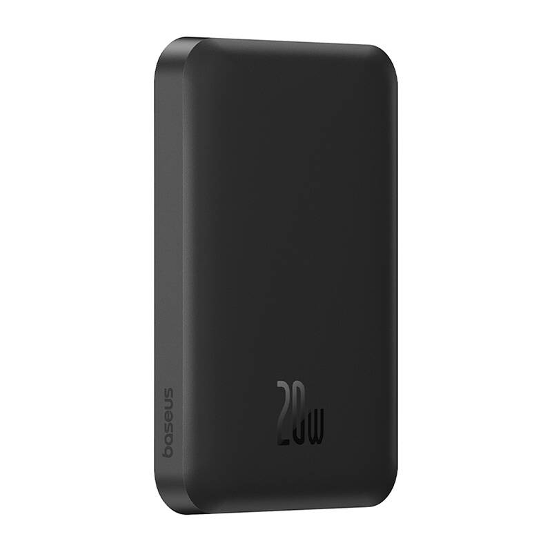 36718_8 Magnetic Mini Powerbank Baseus 5000mAh, USB-C 20W (black) - Slika 3