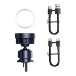 Samochodowy uchwyt Baseus MagPro z ładowarką indukcyjną 15W Qi2.0 (czarny) - Slika 7