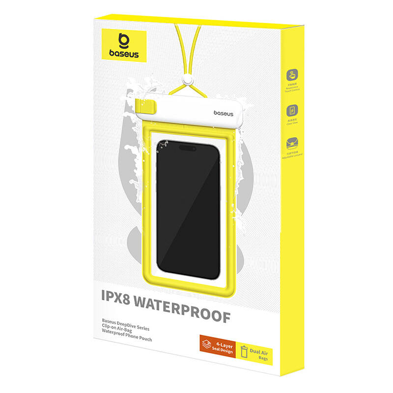 42125_6 Baseus DeepDive waterproof case (white) - Slika 7