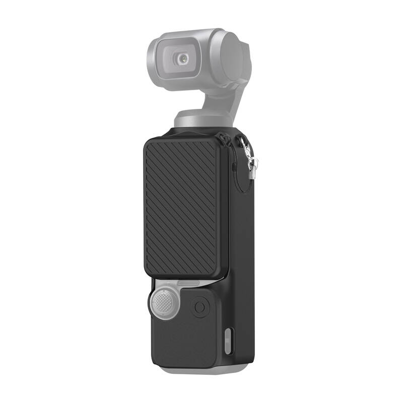 45091_2 Silicone Cover Case Set with Strap PULUZ For DJI OSMO Pocket 3 (Black) - Slika 2