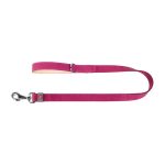 WAUDOG natural leather dog leash 25 mm wide, 122 cm long pink - Slika 2