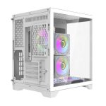 Darflash FT350 computer case + 5 aRGB fans (white) - Slika 4