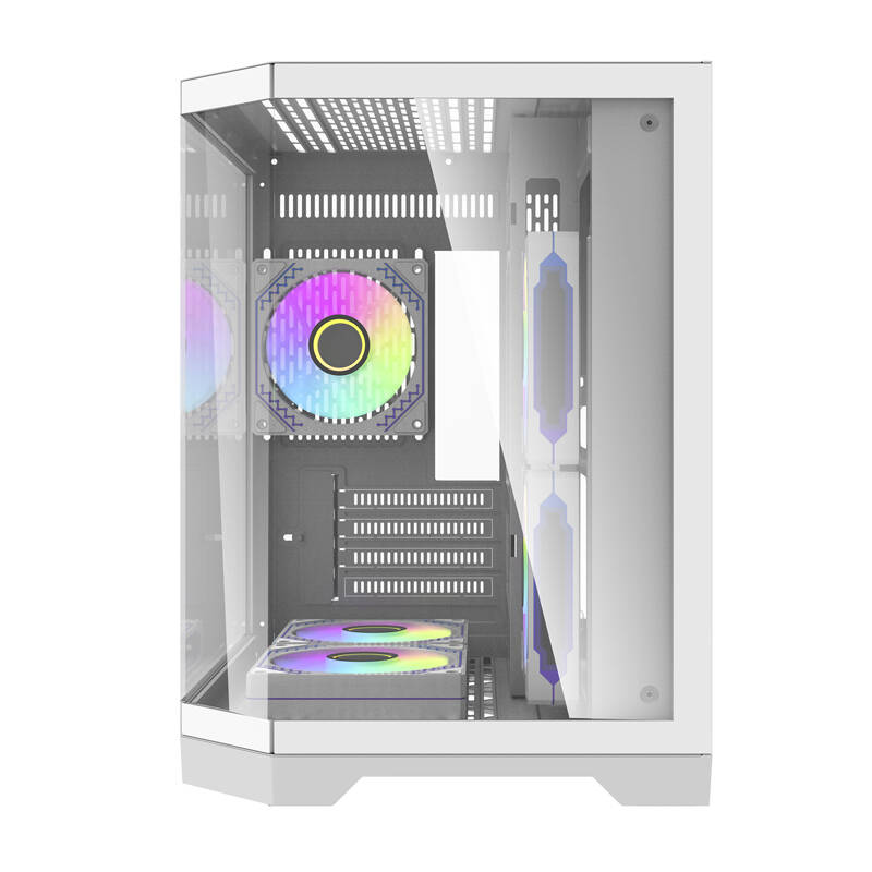 47260_7 Darflash FT350 computer case + 5 aRGB fans (white) - Slika 6