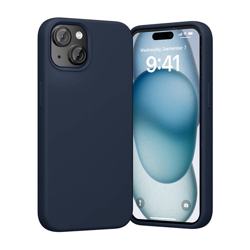 47745_2 Vention KUFL0-20 Silicone Case for iPhone 15 Plus (blue) - Slika 2