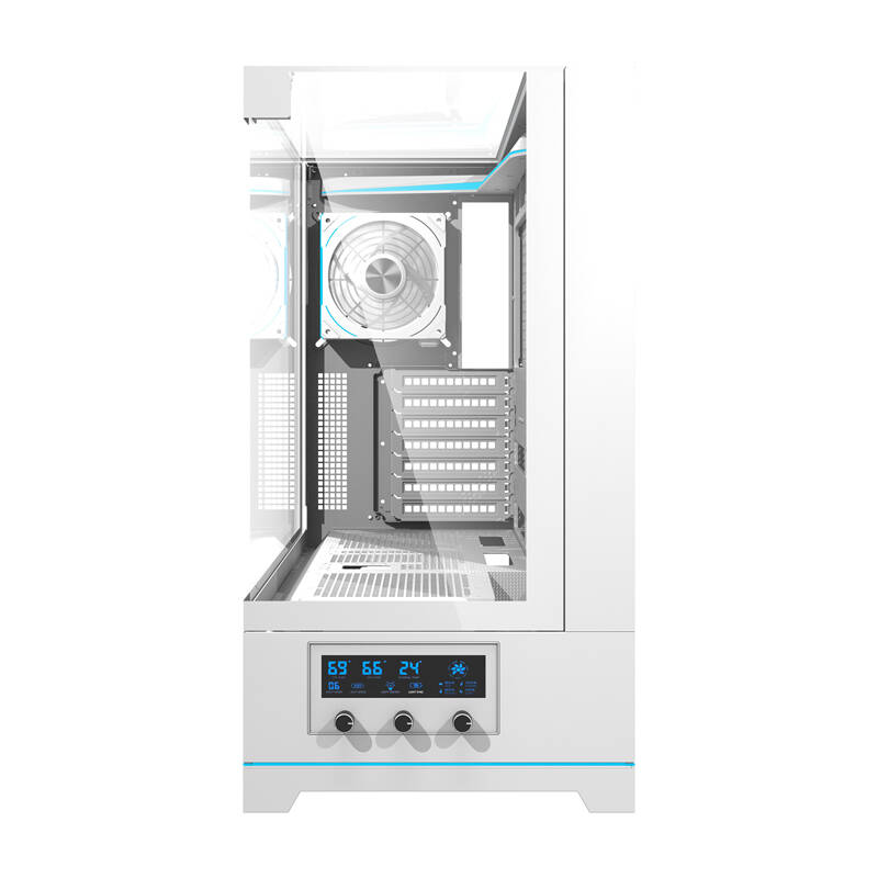 48342_3 Darkflash DY450 PRO computer case (white) + 1 fan - Slika 3
