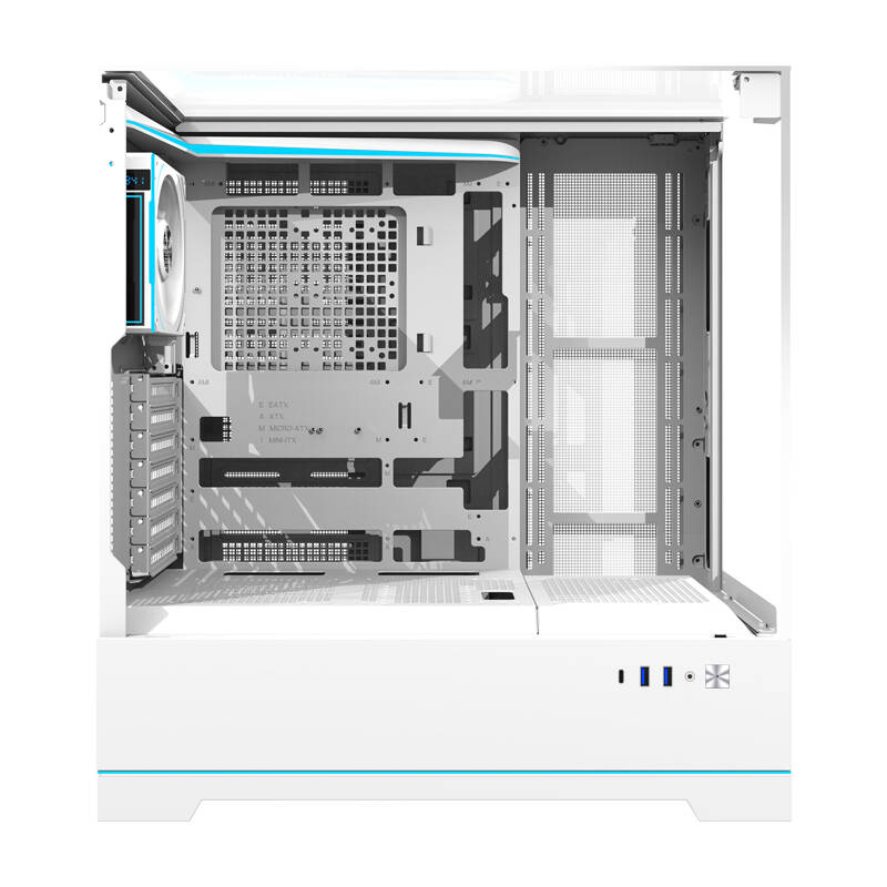 48342_6 Darkflash DY450 PRO computer case (white) + 1 fan - Slika 6
