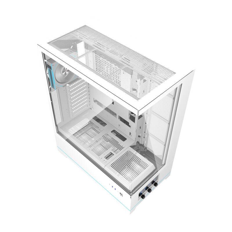 48358_3 Darkflash DY451L PRO computer case (white) + 1 fan - Slika 3