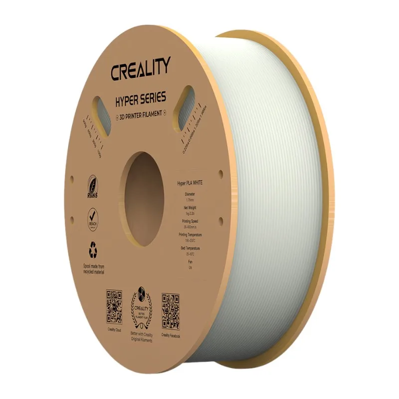 42609_5 Hyper PLA Filament Creality (White) - Slika 2