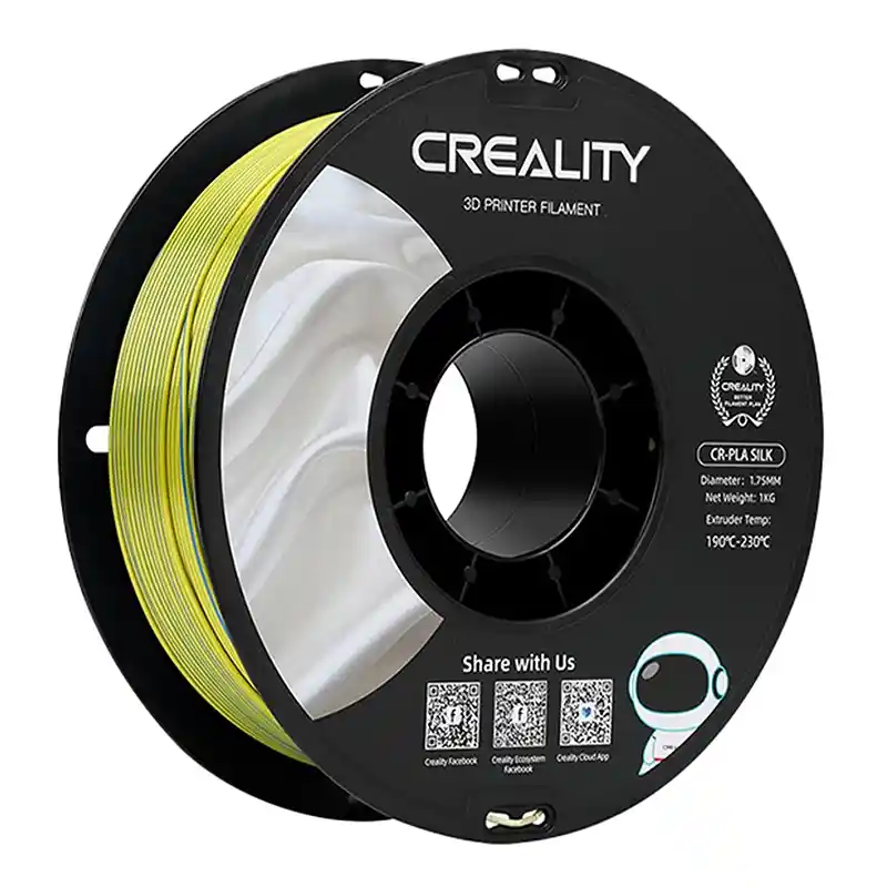42631_1 CR-Silk PLA Filament Creality (Yellow-blue) - Slika 1