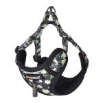 Dog set Dogness harness and leash (Daisy Black) - Slika 2