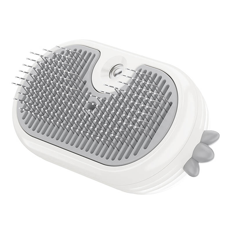 46119_4 Rojeco Cat Steam Brush with massage function (white) - Slika 4