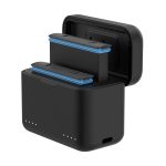 TELESIN 2-slot charger + card storage for Insta360 X4 - Slika 2
