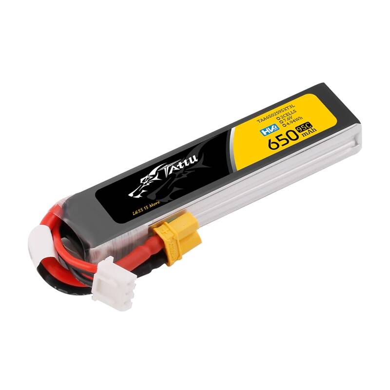 49059_2 Accumulator Lipo Tattu 2s 650mAh 95C 7.6V HV z XT30 Long-Pack - Slika 2