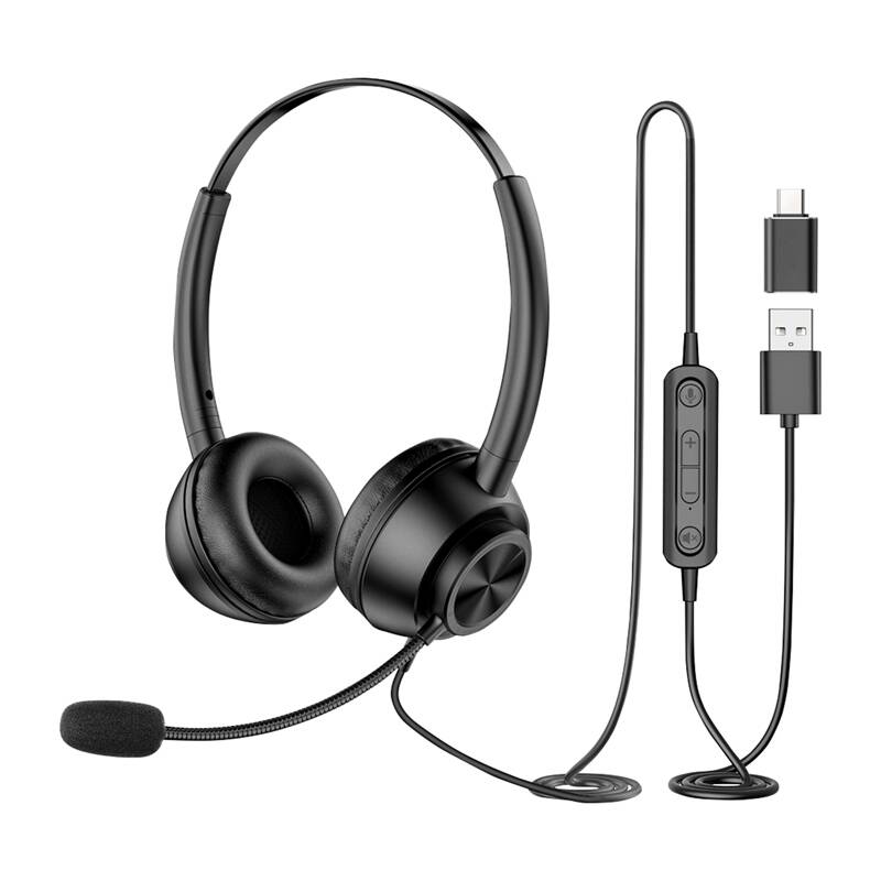 49683_1 Wired headset with microphone New Bee H368 - Slika 1