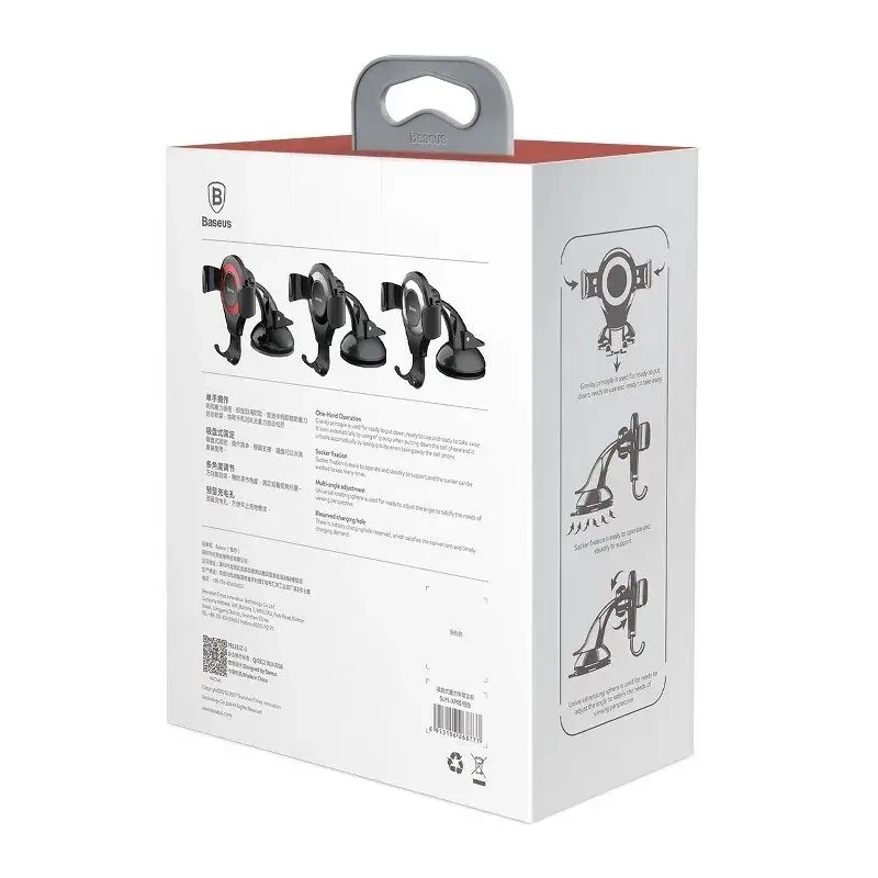 13997_3 Baseus Osculum gravitational phone holder (red) - Slika 7