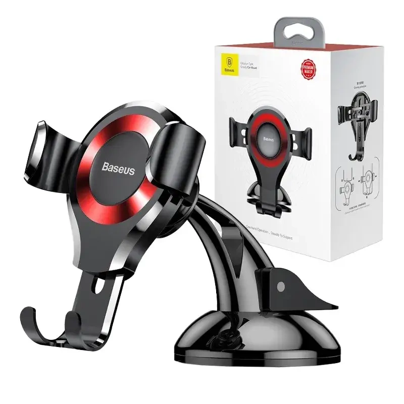 13997_4 Baseus Osculum gravitational phone holder (red) - Slika 5