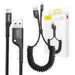 Baseus Spring-loaded cable Lightning 1m 2A (black) - Slika 7