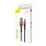 Baseus Cafule Double-sided USB Lightning Cable 2,4A 1m (Black+Red) - Slika 5