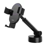 Gravity car mount for Baseus Tank phone with suction cup (black) - Slika 2