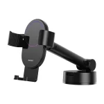 Gravity car mount for Baseus Tank phone with suction cup (black) - Slika 3