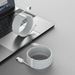 Baseus Simple Wisdom Data Cable Kit USB to Lightning 2.4A (2PCS/Set）1.5m White - Slika 5