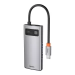 Hub 4in1 Baseus Metal Gleam Series, USB-C to USB 3.0 + USB 2.0 + HDMI + USB-C PD - Slika 4