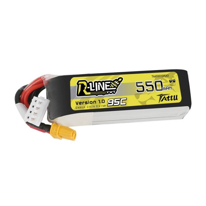 21960_1 Battery Tattu R-Line 550mAh 11.1V 95C 3S1P XT30 - Slika 1