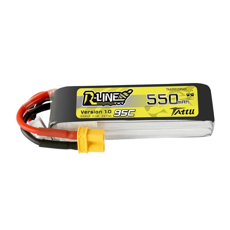 21961_1 Battery Tattu R-Line 550mAh 7.4V 95C 2S1P XT30 - Slika 1