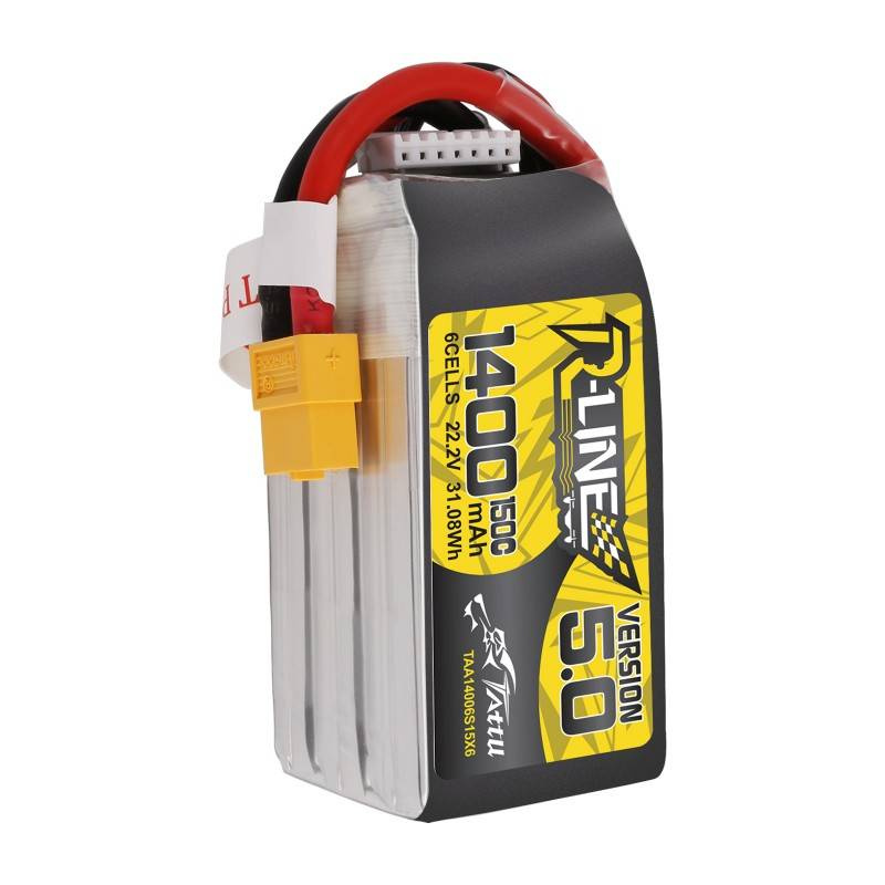 24967_1 Battery Tattu R-Line 5.0 1400mAh 22.2V 150C 6S1P XT60 - Slika 4