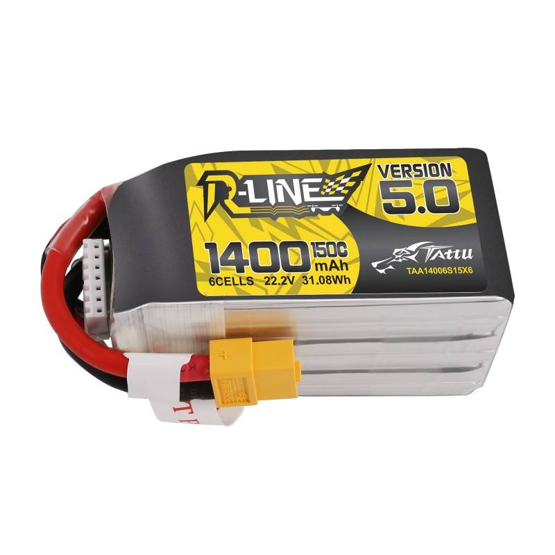 24967_2 Battery Tattu R-Line 5.0 1400mAh 22.2V 150C 6S1P XT60 - Slika 1
