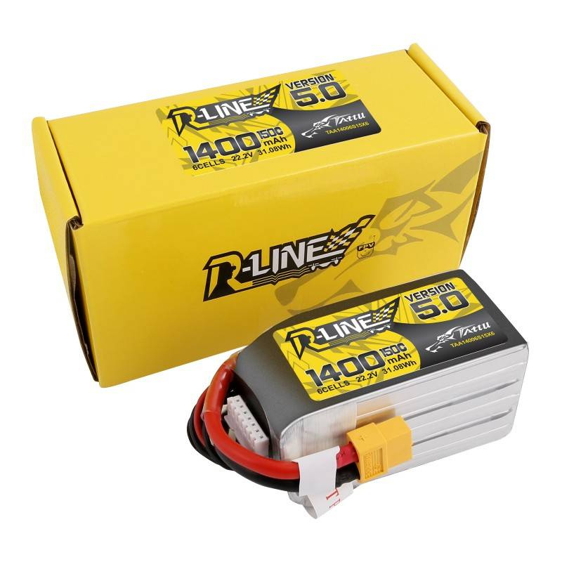24967_3 Battery Tattu R-Line 5.0 1400mAh 22.2V 150C 6S1P XT60 - Slika 5