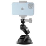 TELESIN Universal Suction Cup Holder with phone holder and action camera mounting TE-SUC-012 - Slika 2