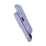 Baseus Liquid Silica Gel Case for iPhone 14 Plus (lavender)+ tempered glass + cleaning kit - Slika 7