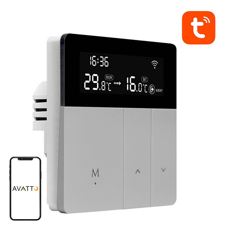 28531_4 Inteligentny termostat Avatto WT50 podgrzewacz wody 3A WiFi TUYA - Slika 1