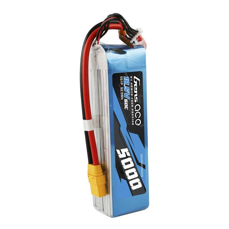 29071_1 Battery LiPo Gens Ace Bashing 5000mAh 18.5V 60C 5S1P - XT90 - Slika 4
