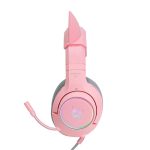ONIKUMA K9 Pink RGB Gaming Headphones - Slika 4