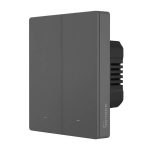Smart WiFi wall switch SONOFF M5-2C-80 (2-channel, for frame, graphite) - Slika 4