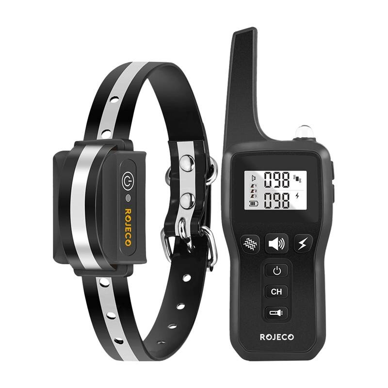 49661_1 Rojeco 1000m electric bark collar PD529 (Black) - Slika 1