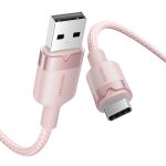 USB 2.0 A to USB-C 3A cable Vention CTNPH 2M (pink) - Slika 2