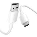 USB 2.0 A to USB-C 3A cable Vention CTQWF 1M (white) - Slika 2