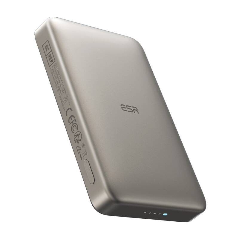 49937_1 ESR Qi2 MagSlim 10000 mAh magnetic powerbank (sand) - Slika 1