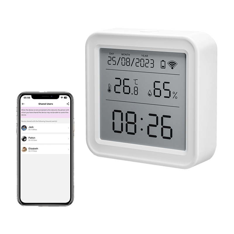 50946_1 Zigbee Gosund ST17 LCD smart temperature and humidity sensor Tuya - Slika 7