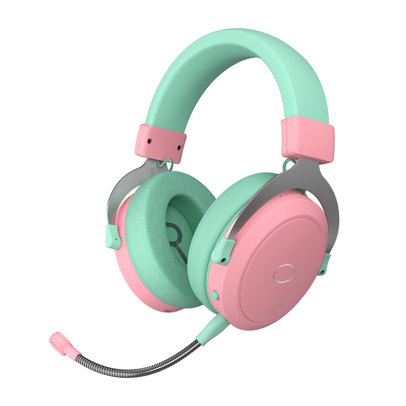52413_4 Cooler Master CH351-MC gaming headphones (green-pink) - Slika 1