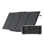 Set: EcoFlow River 3 UPS power station + 110W photovoltaic panel.