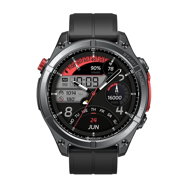 53888_3 Zeblaze Stratos 4 Smartwatch (Black) - Slika 3