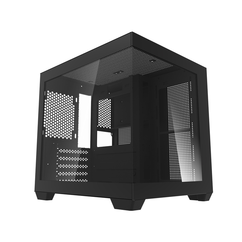 54677_1 Darkflash C275P computer case without fans (Black) - Slika 1