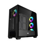 Darkflash DS900WD ATX computer case (black) + 4 fans - Slika 2