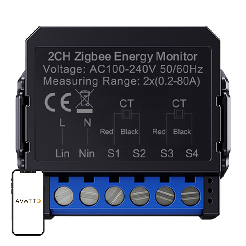 54000_1 Avatto ZigBee smart bi-directional energy meter ZWPM16-2 - Slika 1