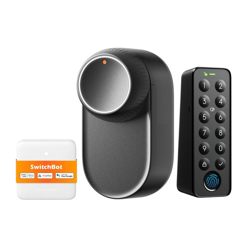 55728_1 SwitchBot Ultra 3-in-1 smart lock with Hub Mini Matter control panel and Keypad keypad - Slika 1